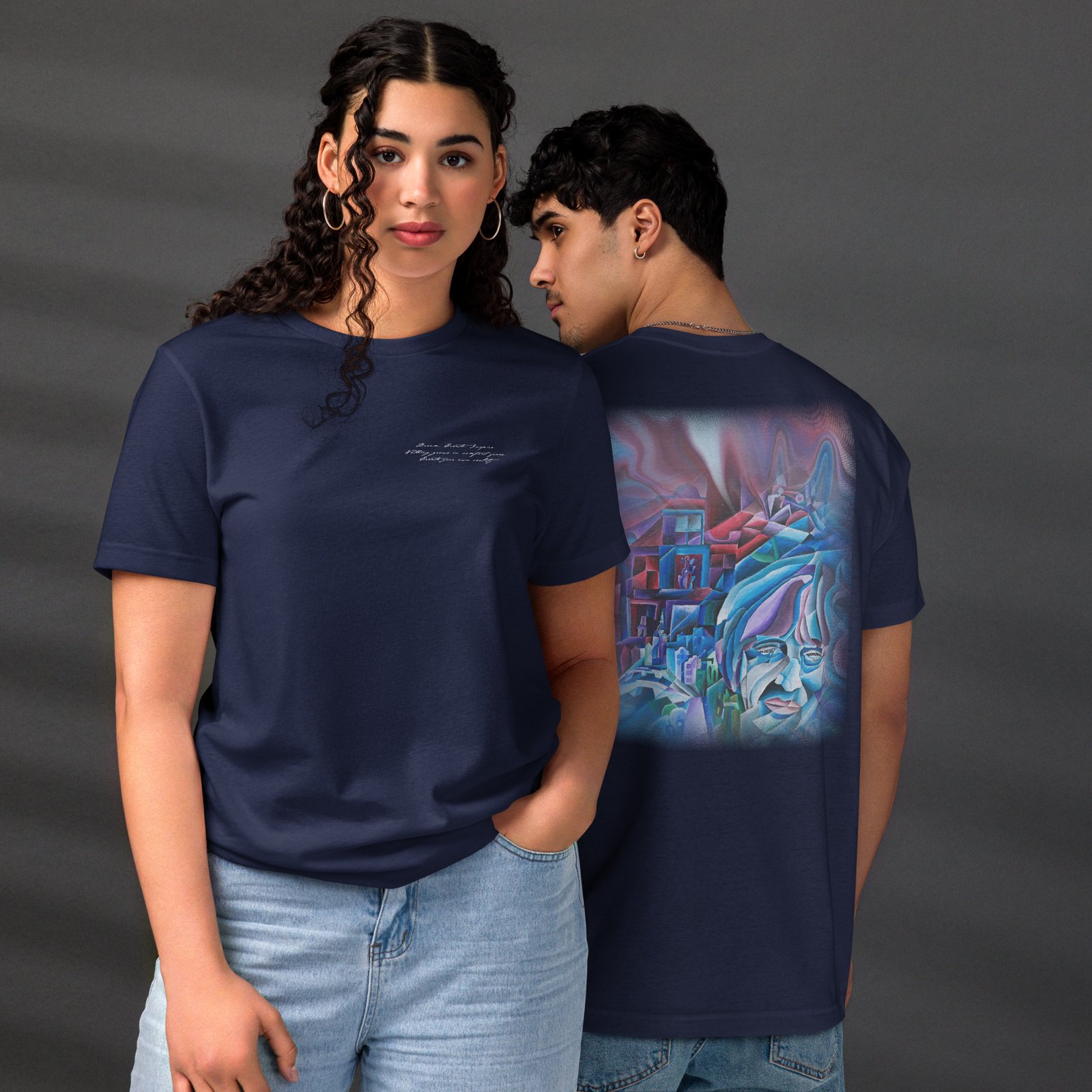 abstract cubism art t shirt: bella + canvas unisex graphic tee abstract cubism art t shirt: bella + canvas unisex graphic tee